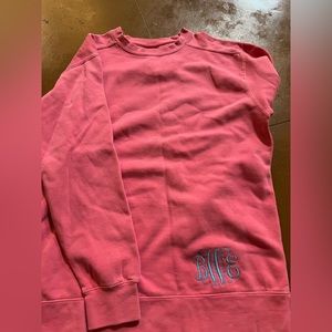 Comfort colors monogram sweater